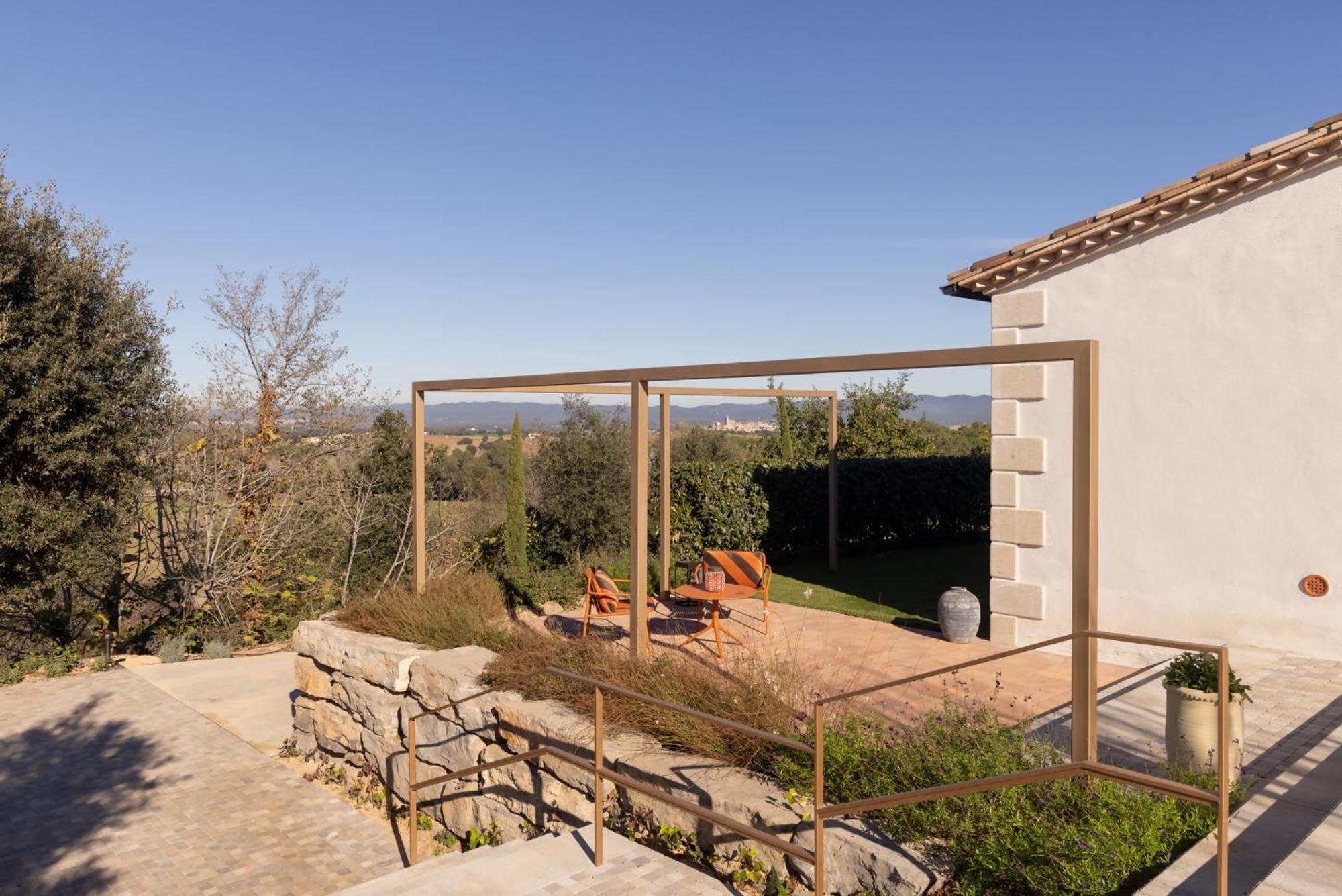 Can Bufi Espectacular Casa Con Piscina Interior Llagostera Exteriér fotografie